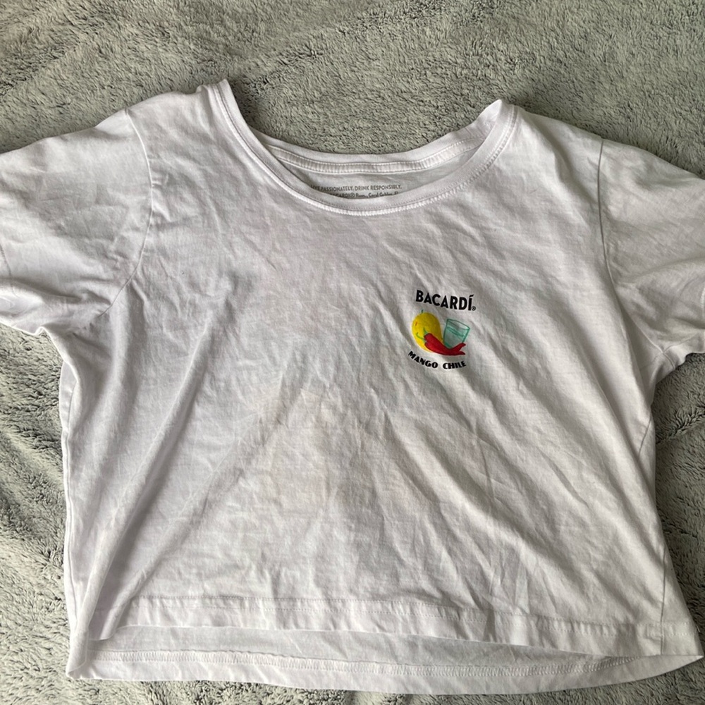 Bacardi rum crop top